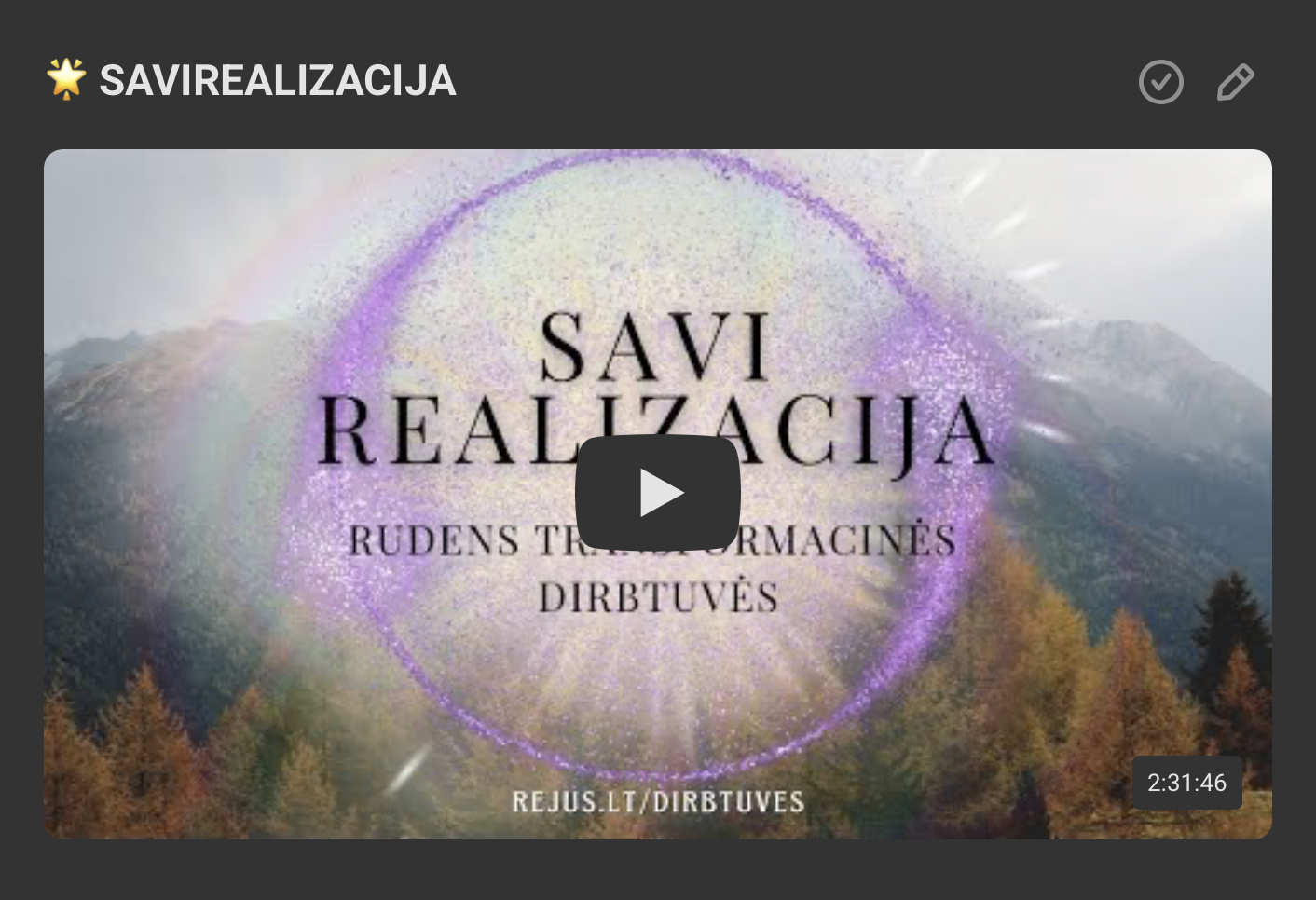 Savirealizacija